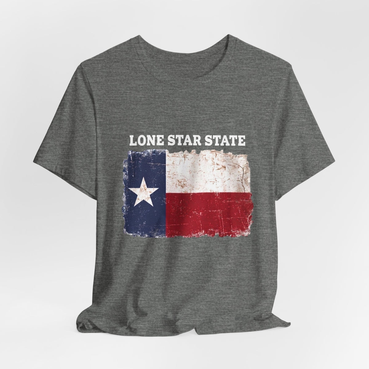 Texas Flag Distressed Tee — Vintage Lone Star T-Shirt