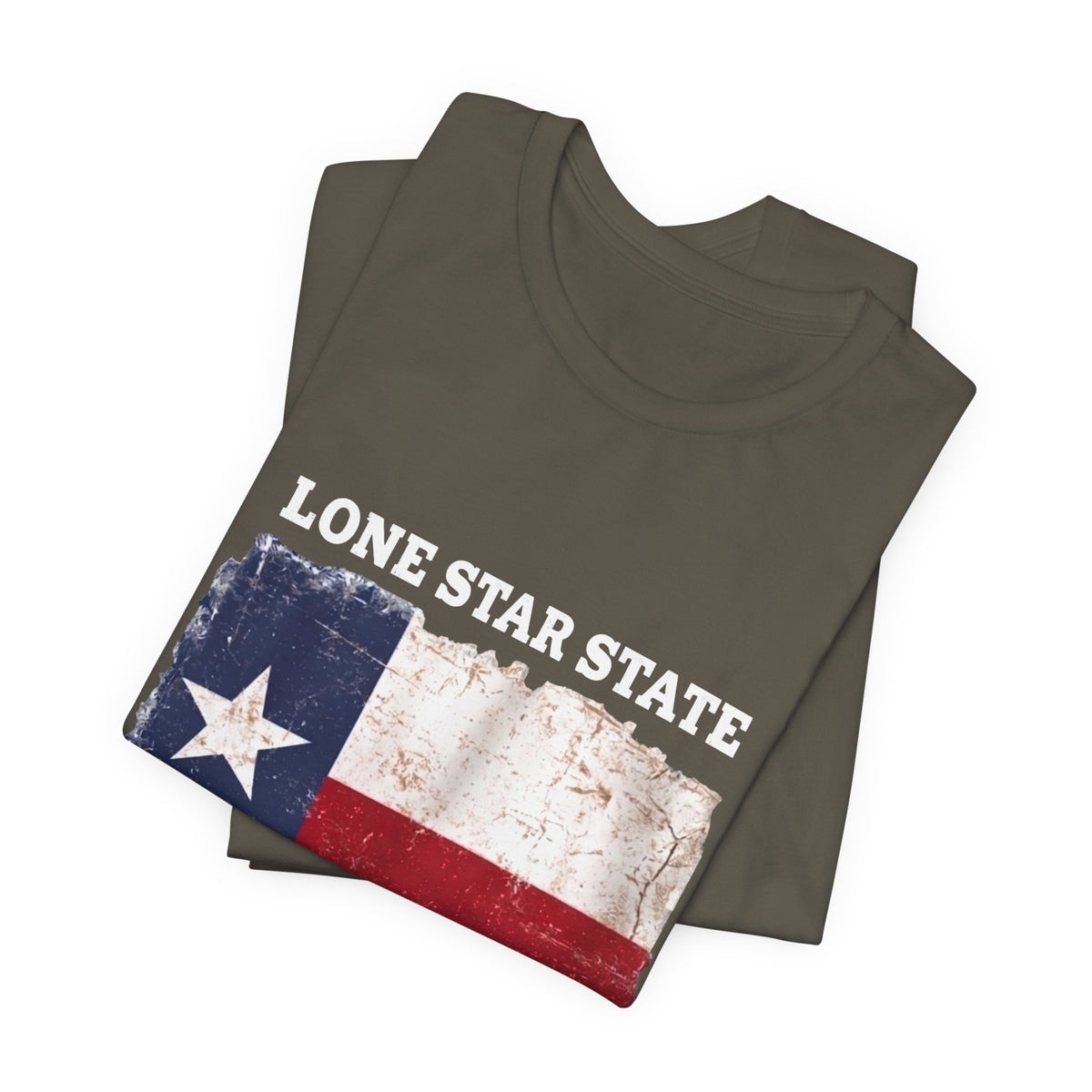 Texas Flag Distressed Tee — Vintage Lone Star T-Shirt