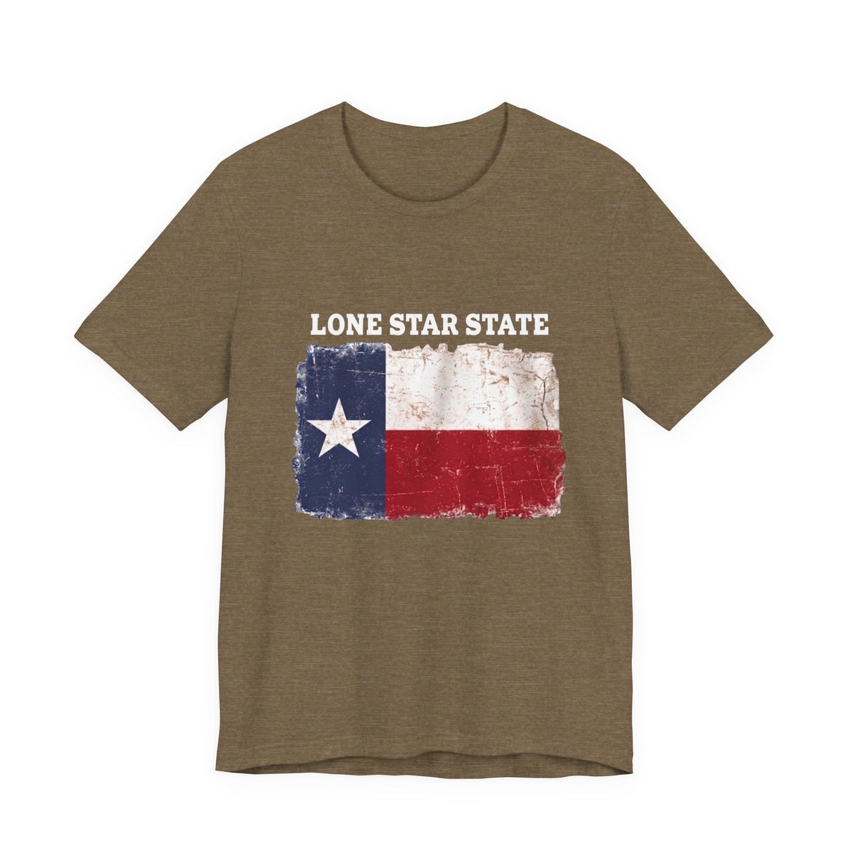 Texas Flag Distressed Tee — Vintage Lone Star T-Shirt