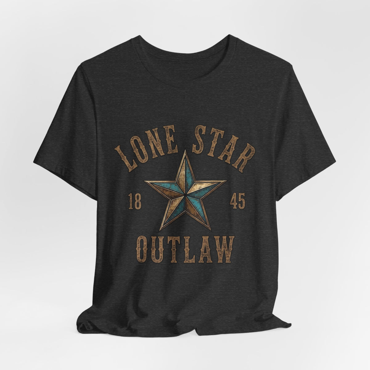 Lone Star Outlaw Tee — Vintage Western Star Graphic T‑Shirt