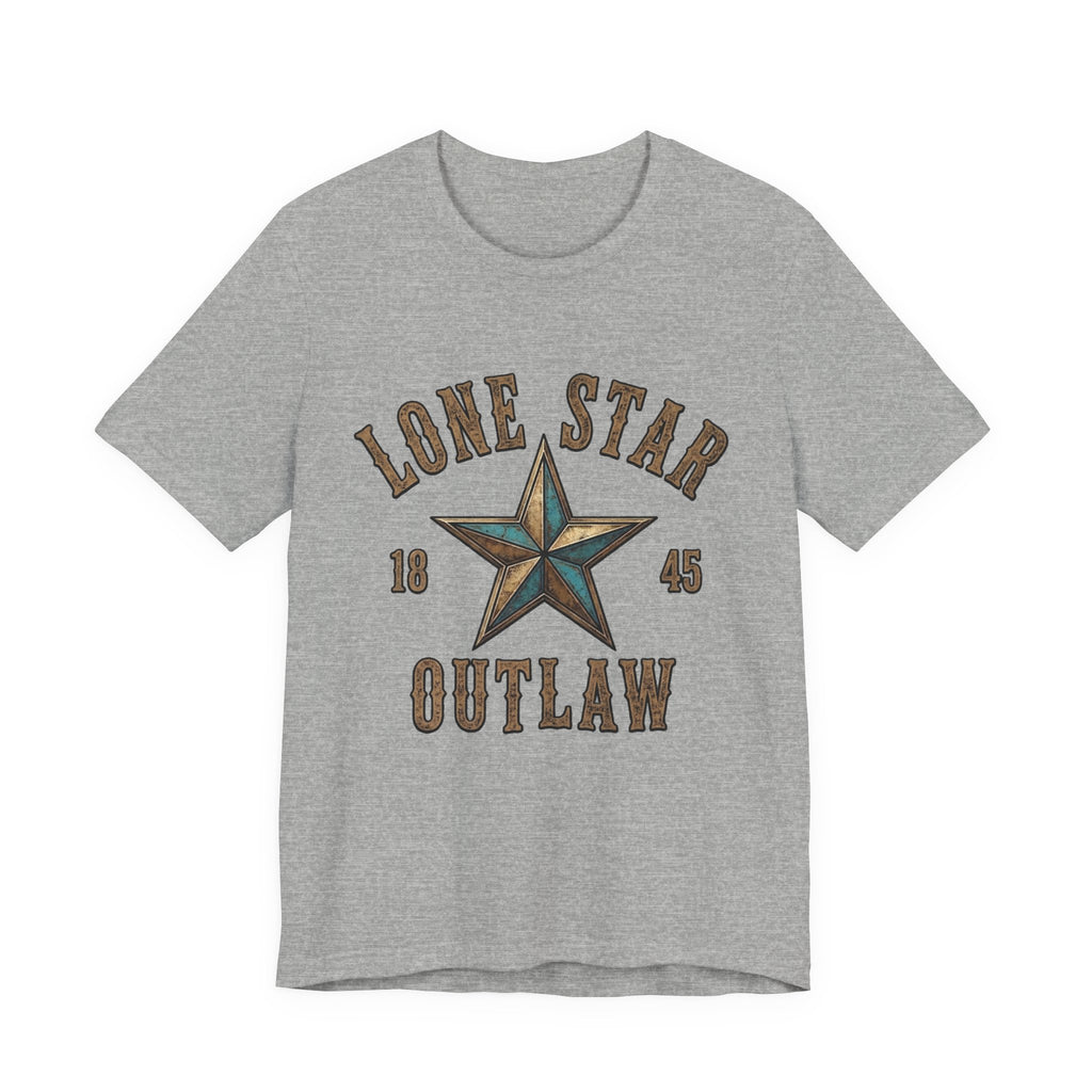 Lone Star Outlaw Tee — Vintage Western Star Graphic T‑Shirt