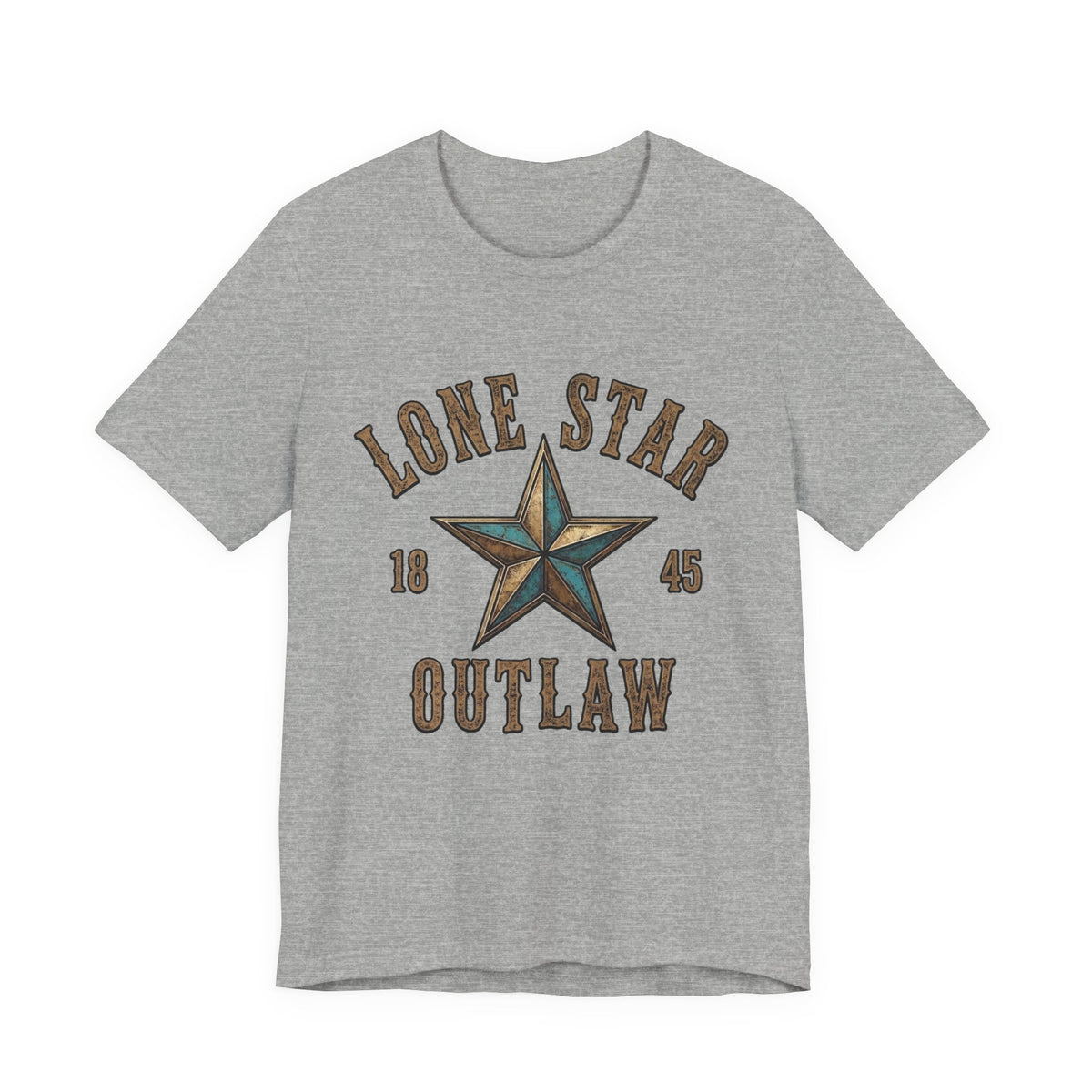 Lone Star Outlaw Tee — Vintage Western Star Graphic T‑Shirt
