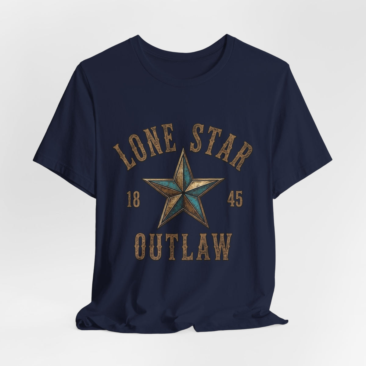 Lone Star Outlaw Tee — Vintage Western Star Graphic T‑Shirt
