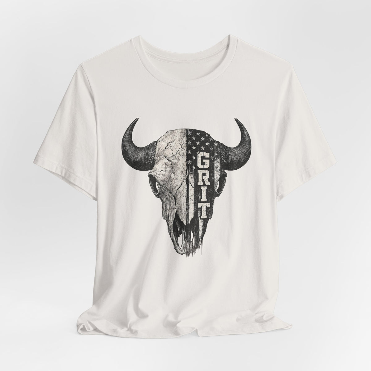 Grit Bison Skull Graphic Tee