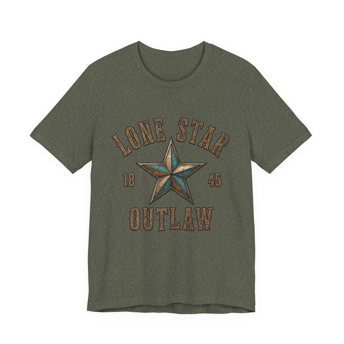Lone Star Outlaw Tee — Vintage Western Star Graphic T‑Shirt
