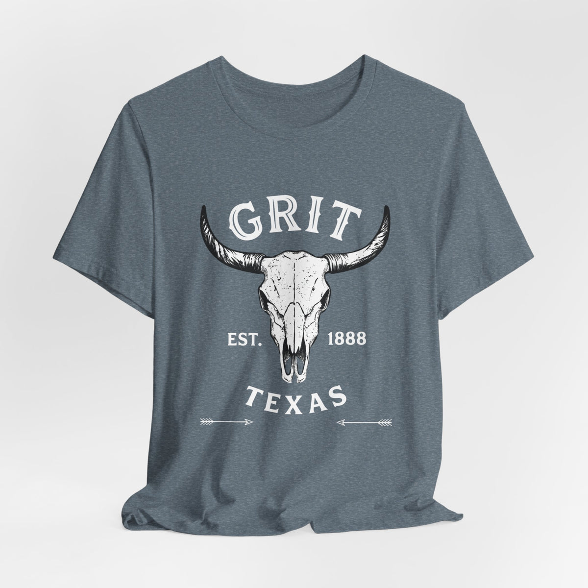 Bull Skull Graphic Tee — Western Skull Shirt