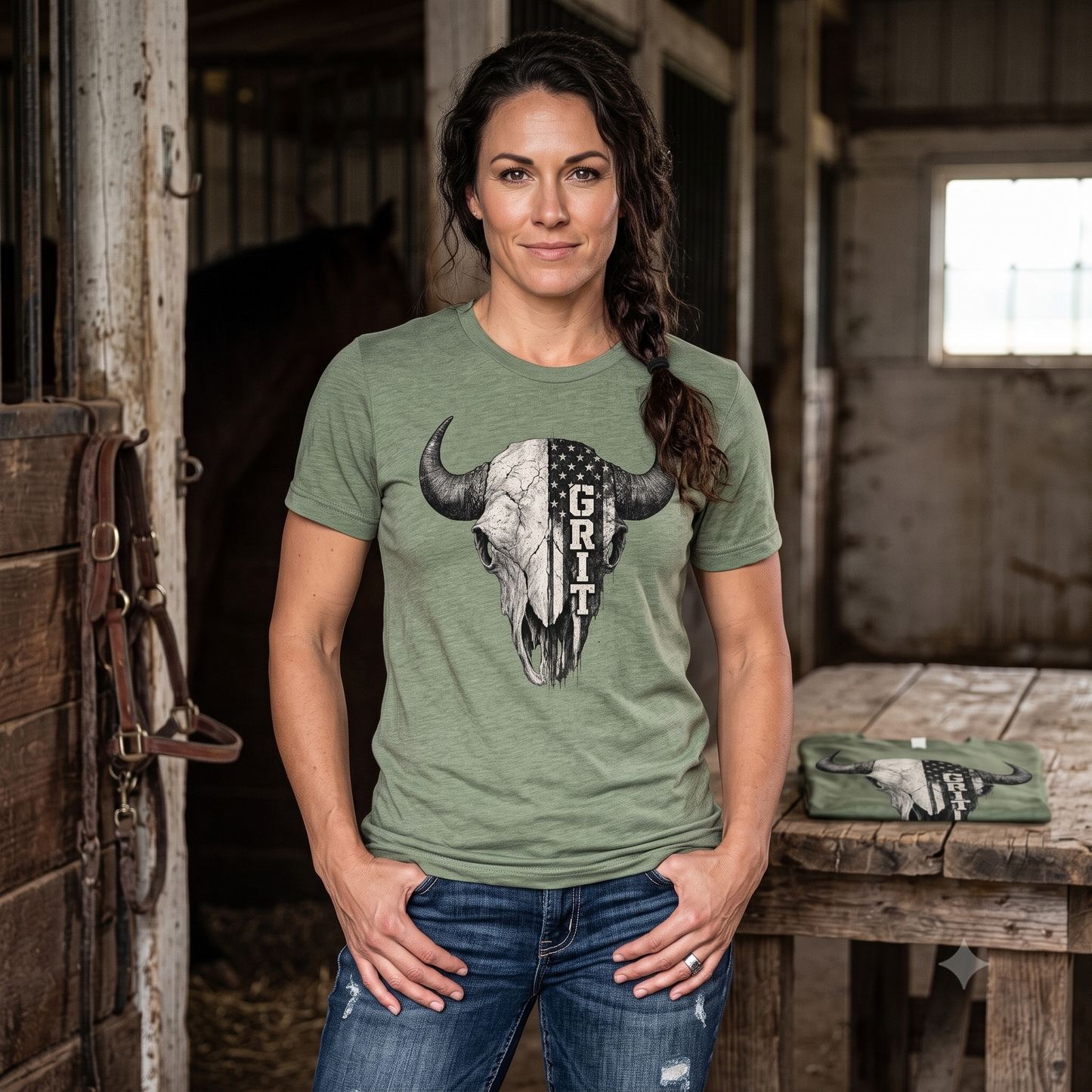Grit Steer Vintage Tee