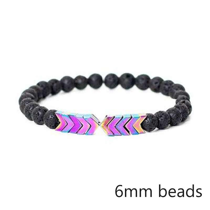 Lava Stone & Moonstone Men's Bracelet — Chakra Diffuser