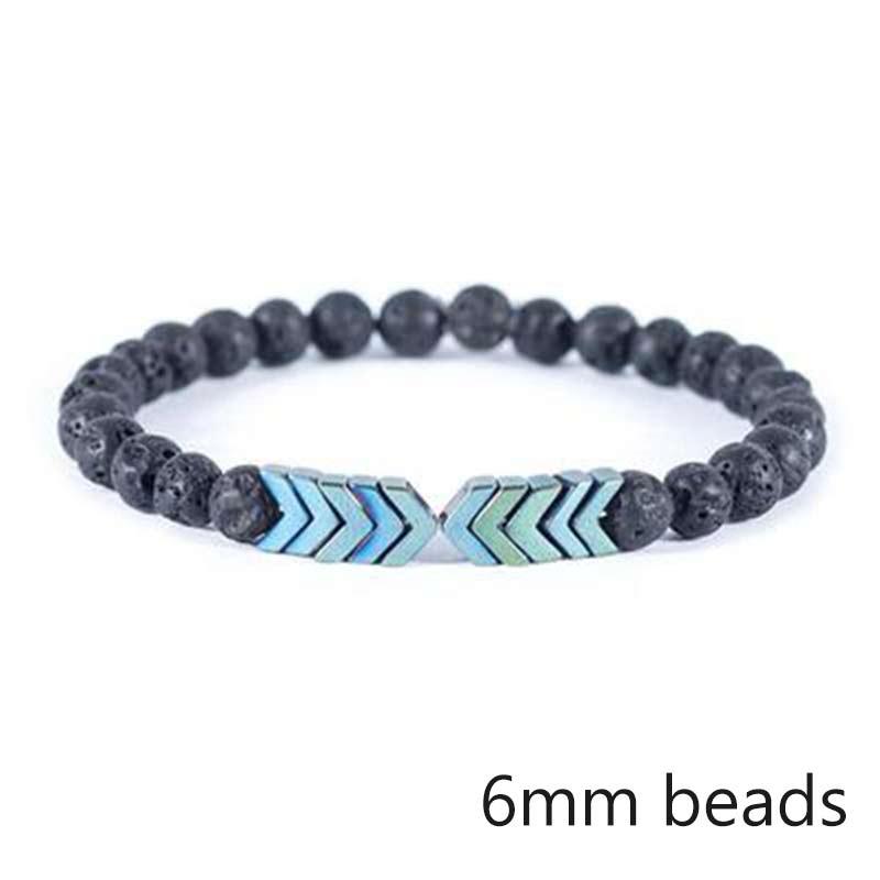 Lava Stone & Moonstone Men's Bracelet — Chakra Diffuser
