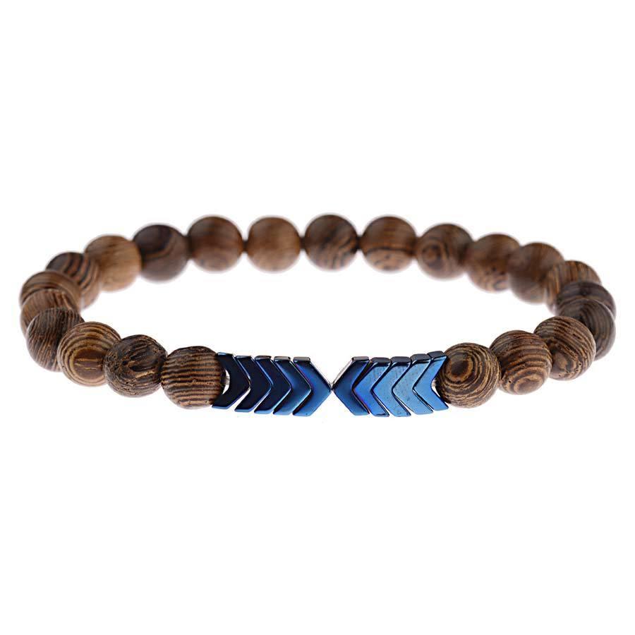 Lava Stone & Moonstone Men's Bracelet — Chakra Diffuser