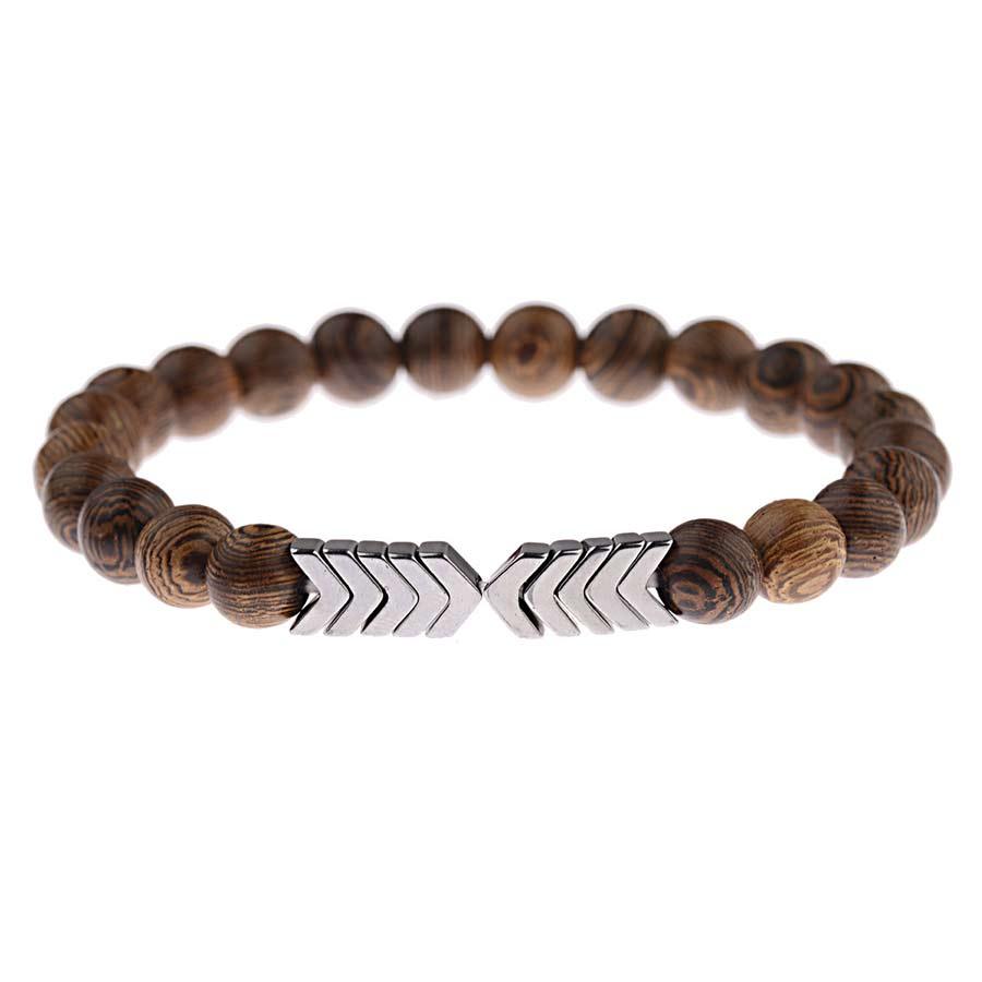 Lava Stone & Moonstone Men's Bracelet — Chakra Diffuser