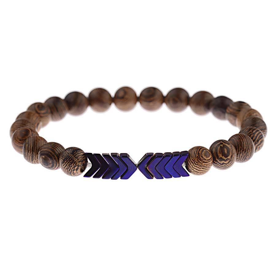 Lava Stone & Moonstone Men's Bracelet — Chakra Diffuser