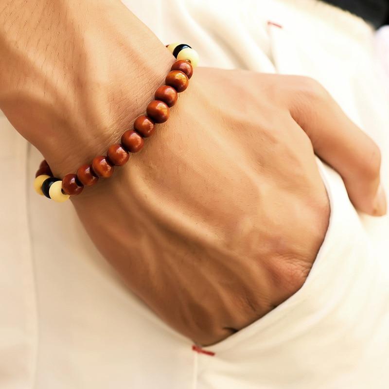 Lava Stone & Moonstone Men's Bracelet — Chakra Diffuser