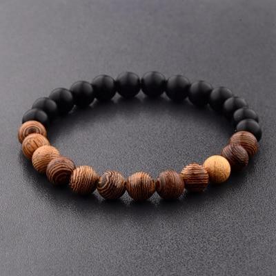 Lava Stone & Moonstone Men's Bracelet — Chakra Diffuser