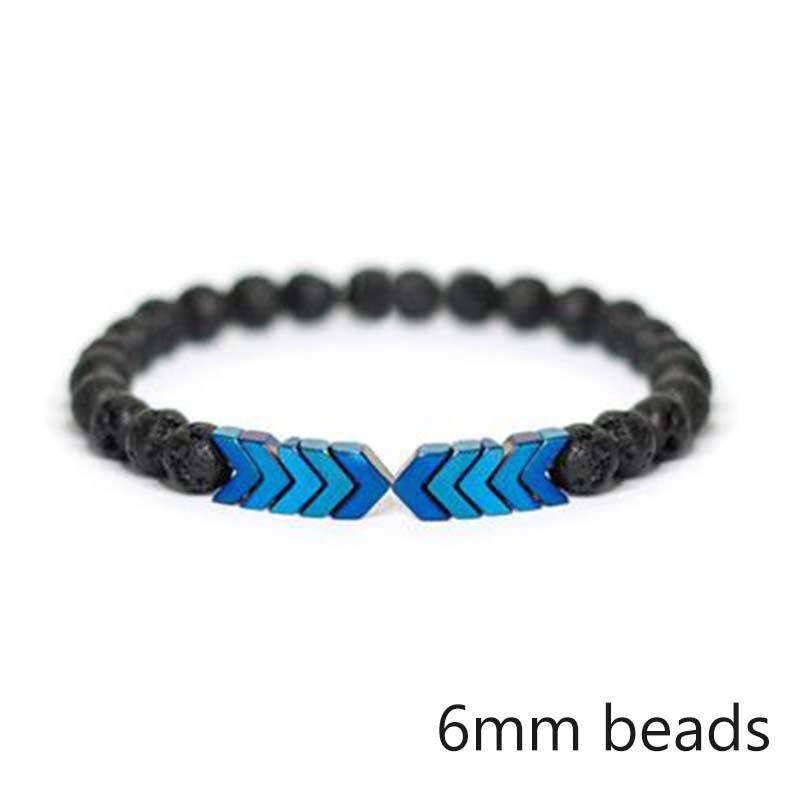 Lava Stone & Moonstone Men's Bracelet — Chakra Diffuser