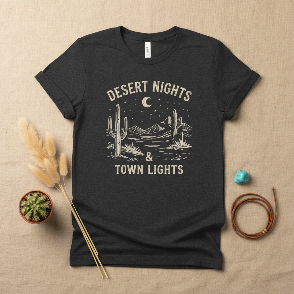 Desert Nights & Town Lights Lay Flat