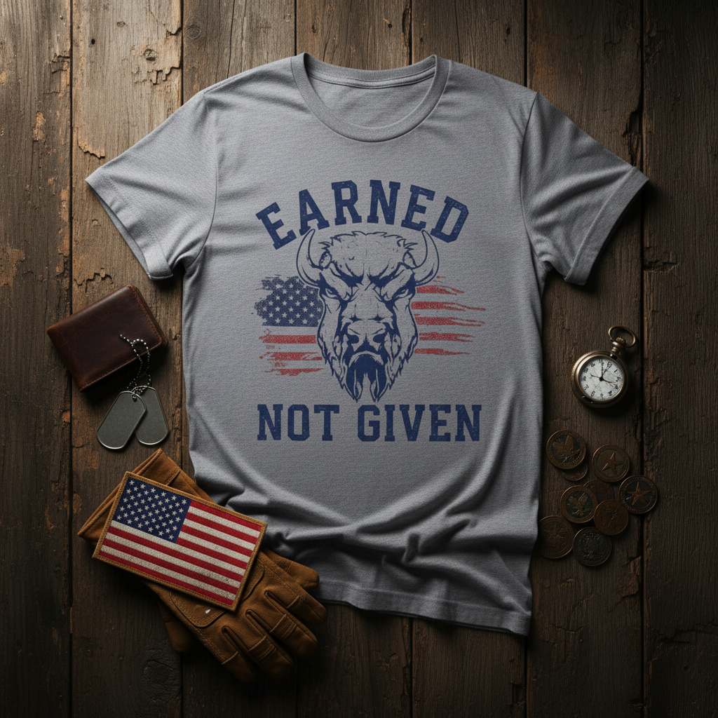 Earned Not Given - Lay Flat with Props