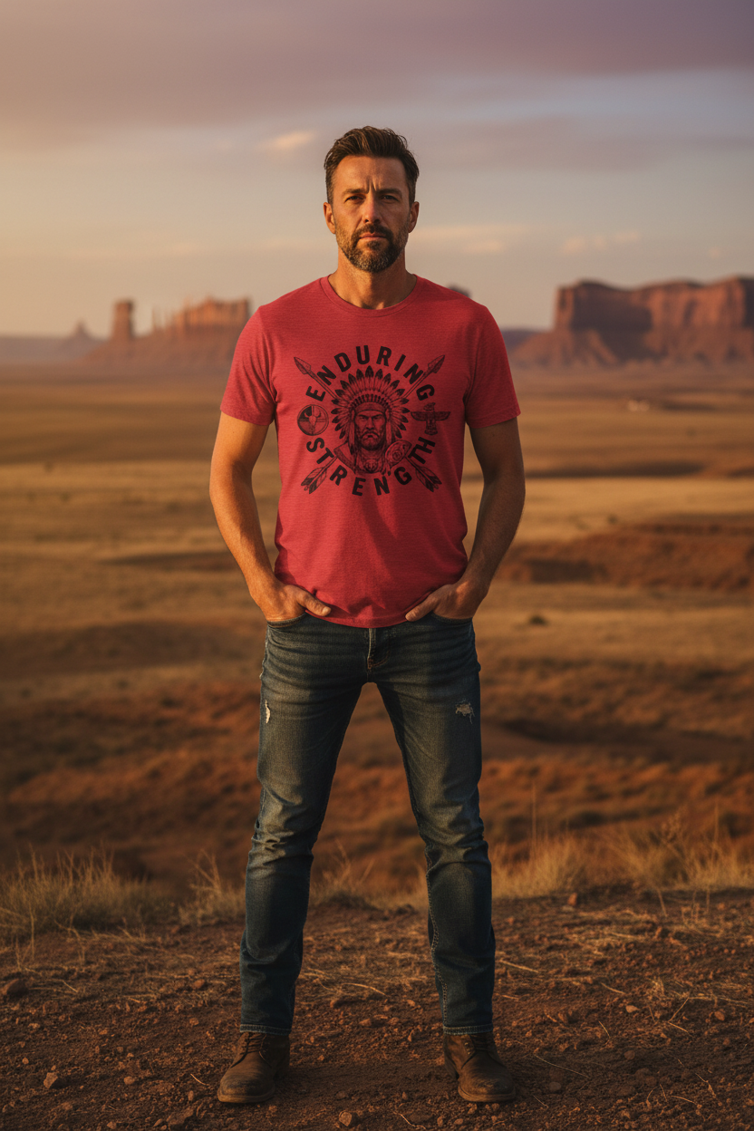 Enduring Strength Tee — Lifestyle Shot