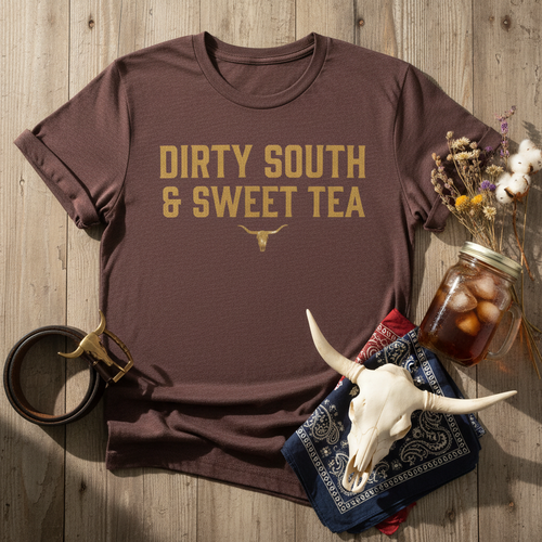 Lay-flat - Dirty South & Sweet Tea Tee