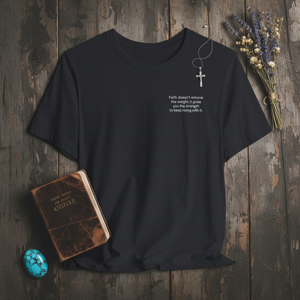 Lay-flat Front - Winged Cross Tee