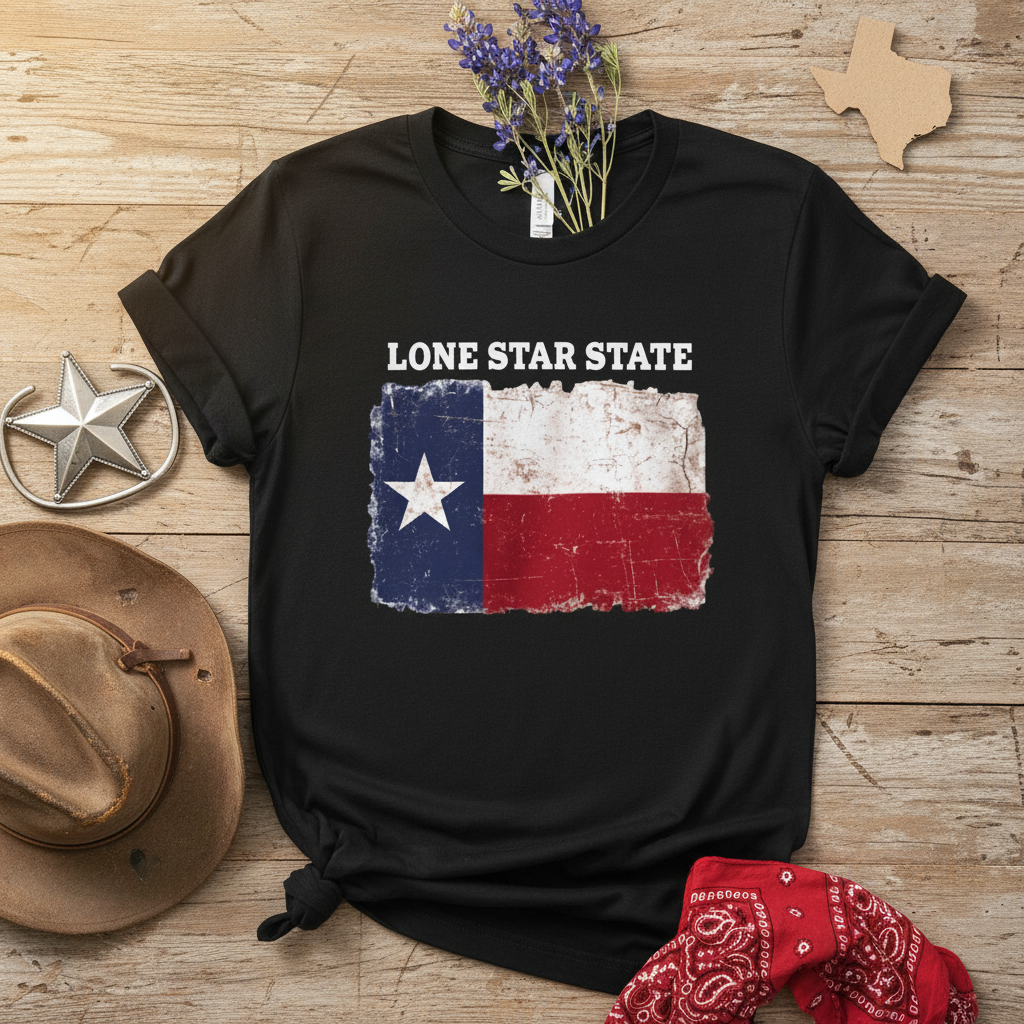 Lay-flat - Lone Star State Tee