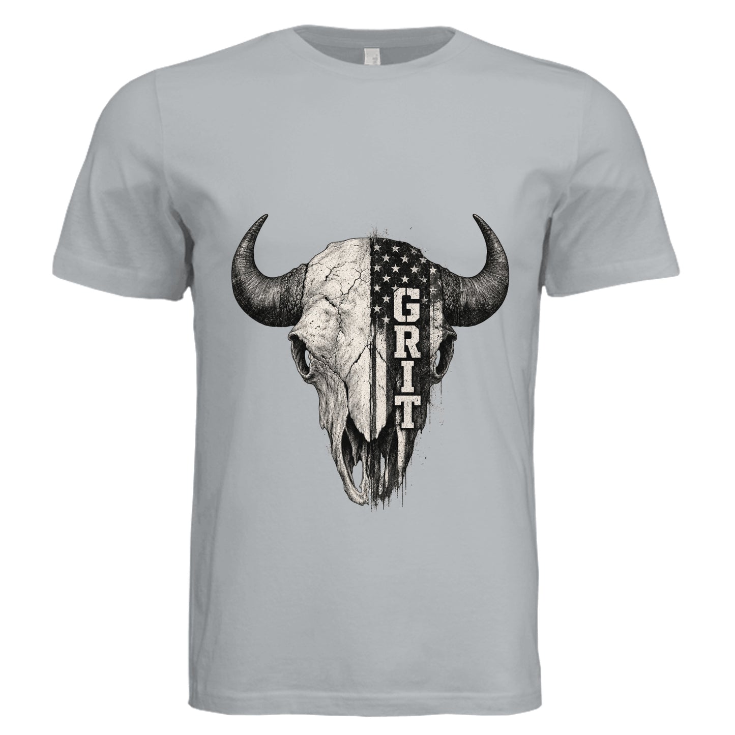 Solid Silver Triblend - 3413C - FRONT
