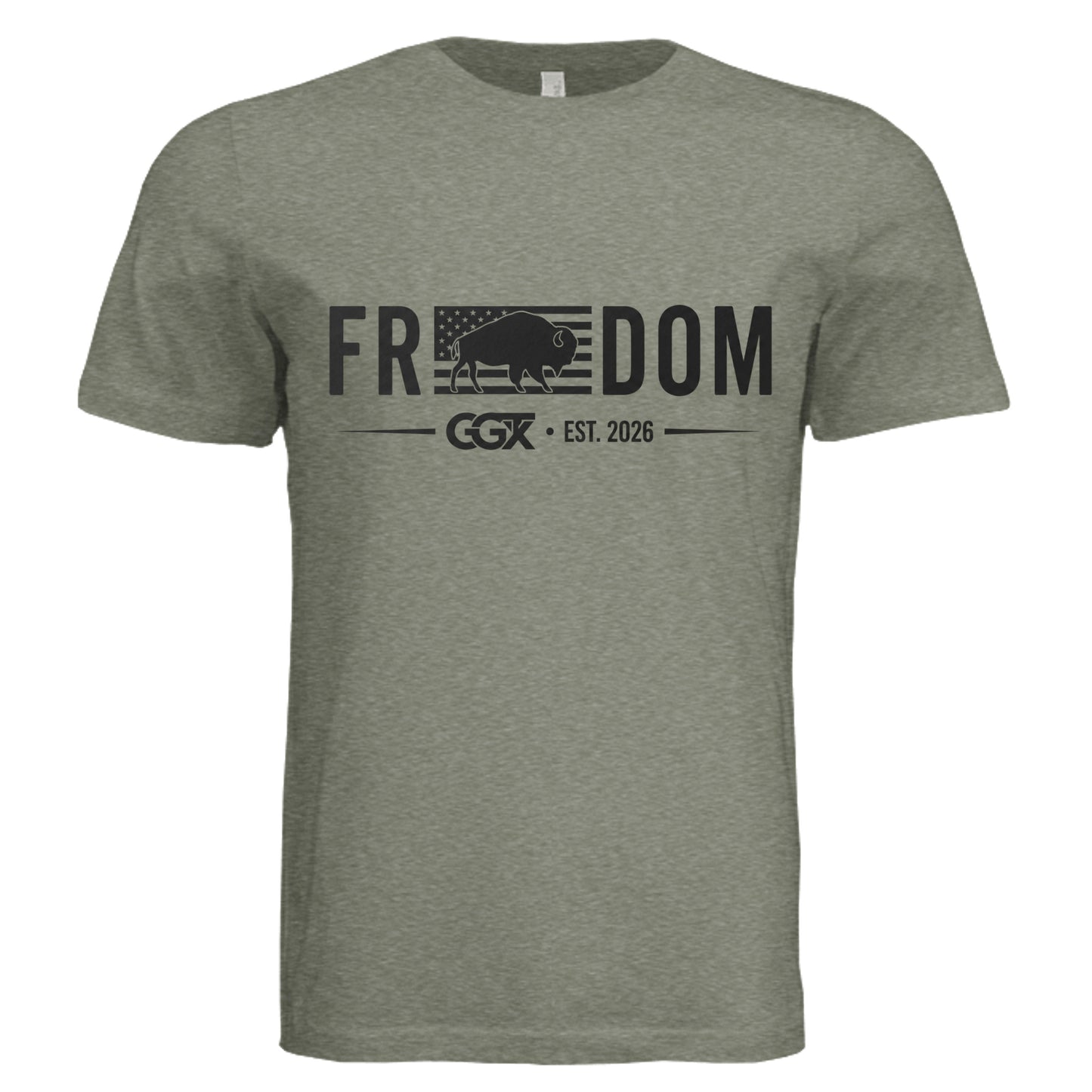 Military Green Triblend - 3413C - FRONT