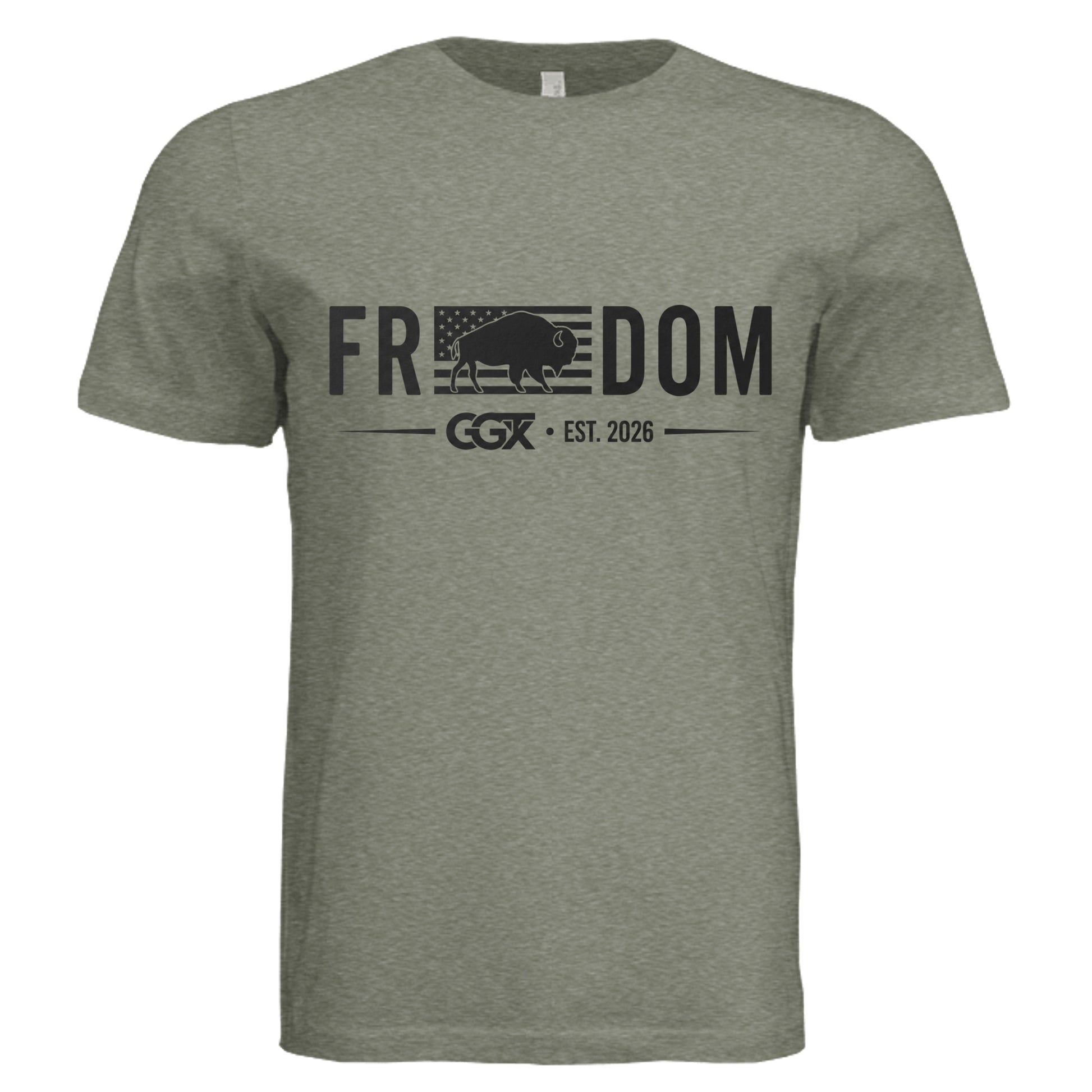 Military Green Triblend - 3413C - FRONT