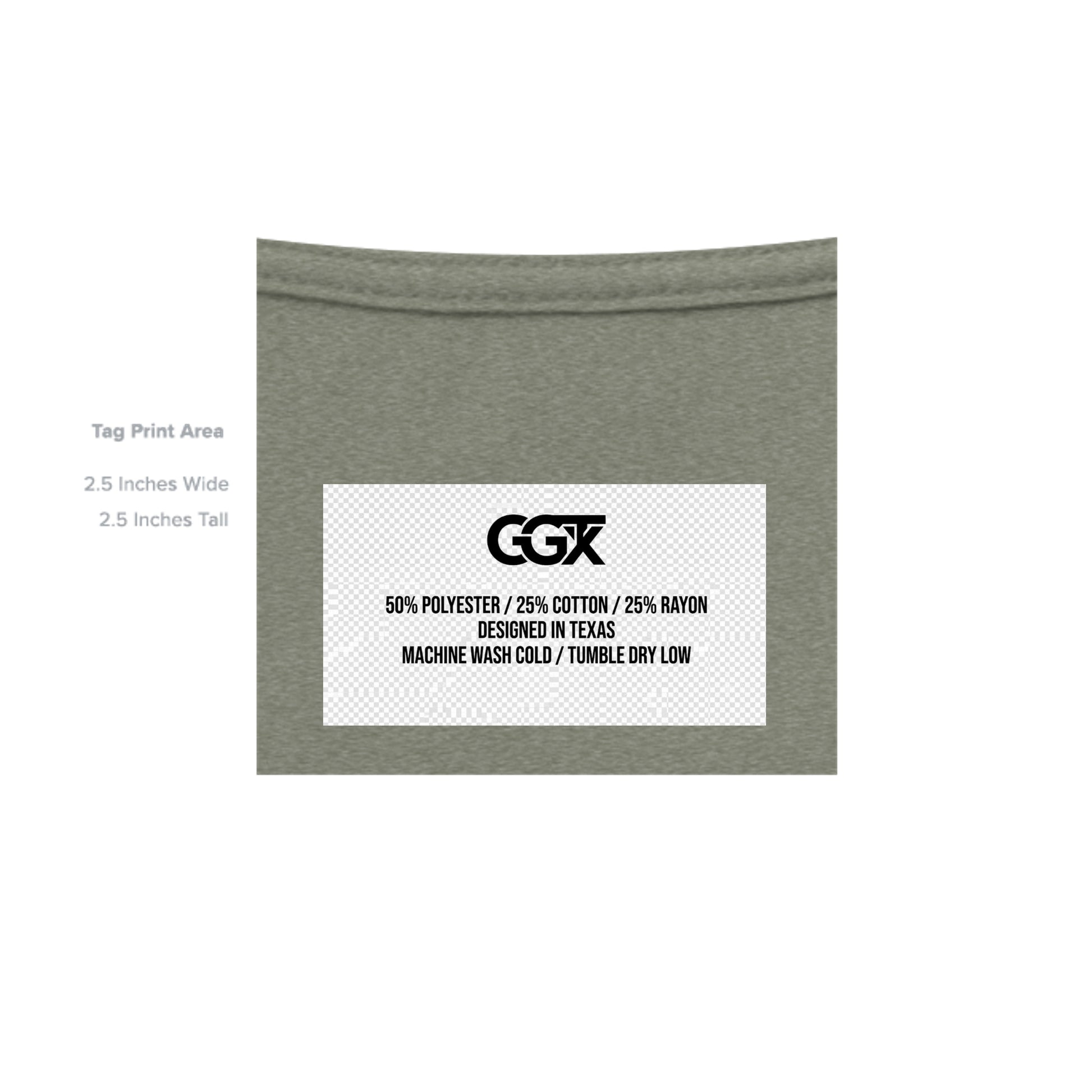 Military Green Triblend - 3413C - INSIDE_TAG_LINE