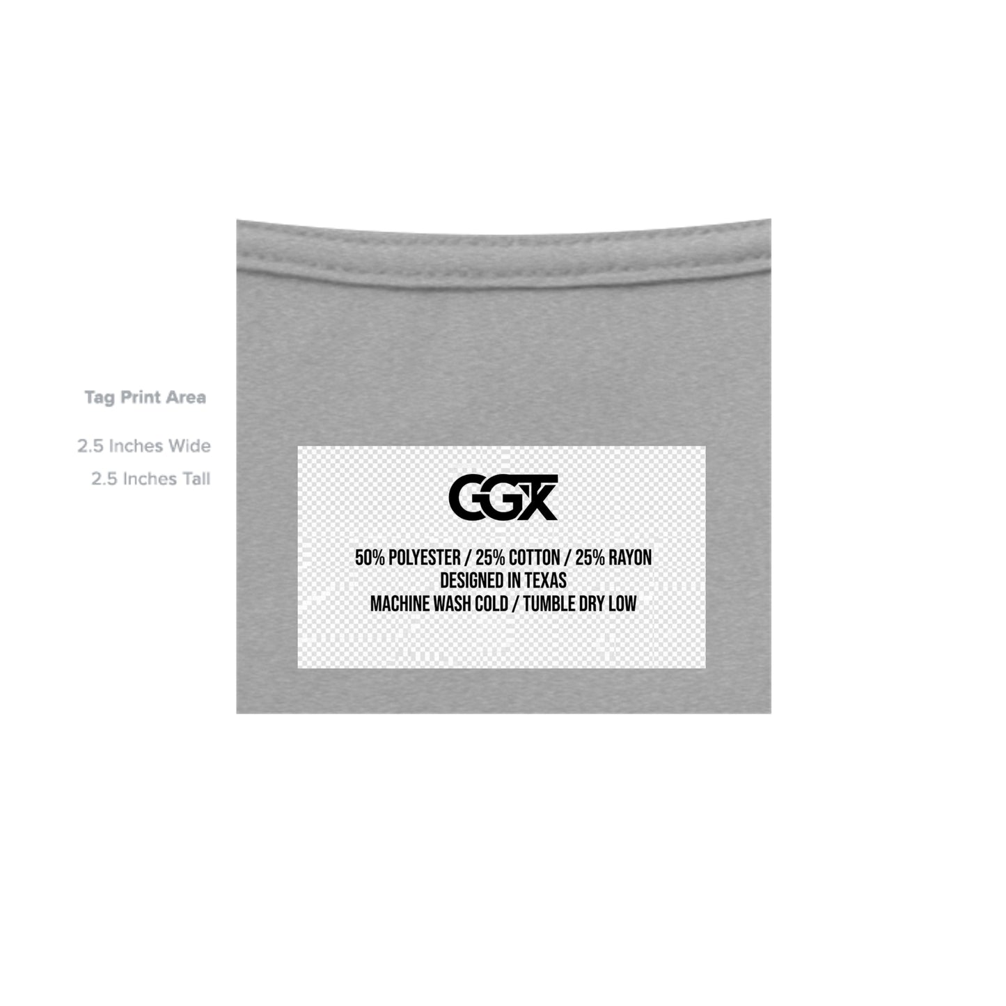 Athletic Grey Triblend - 3413C - INSIDE_TAG_LINE