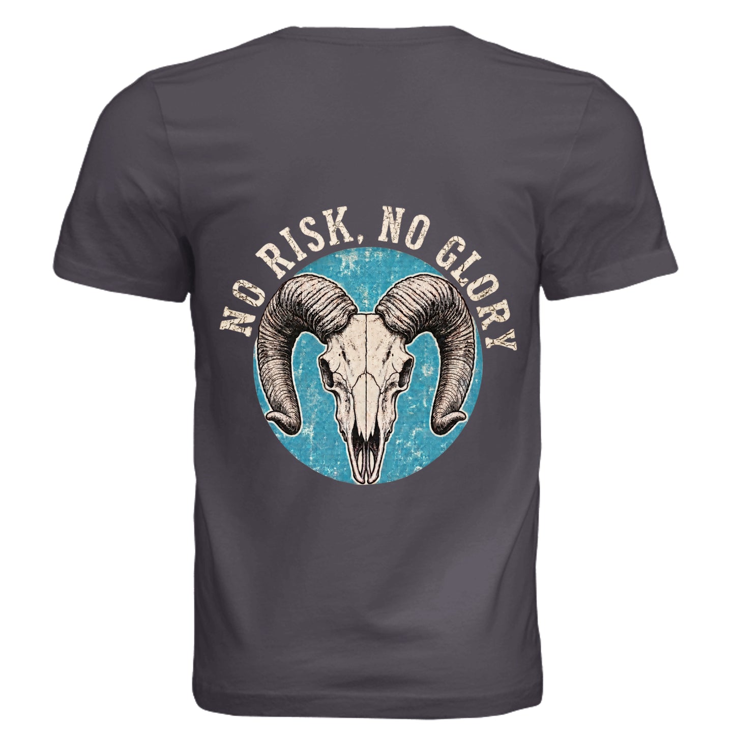 Solid Dark Grey Triblend - 3413C - BACK