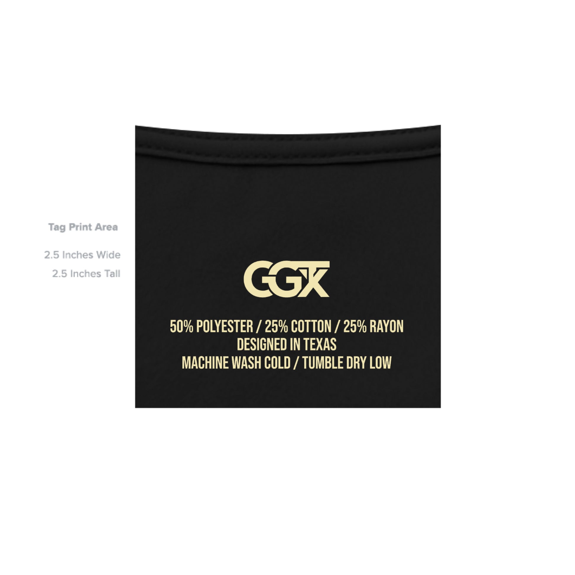 Solid Black Triblend - 3413C - INSIDE_TAG_LINE