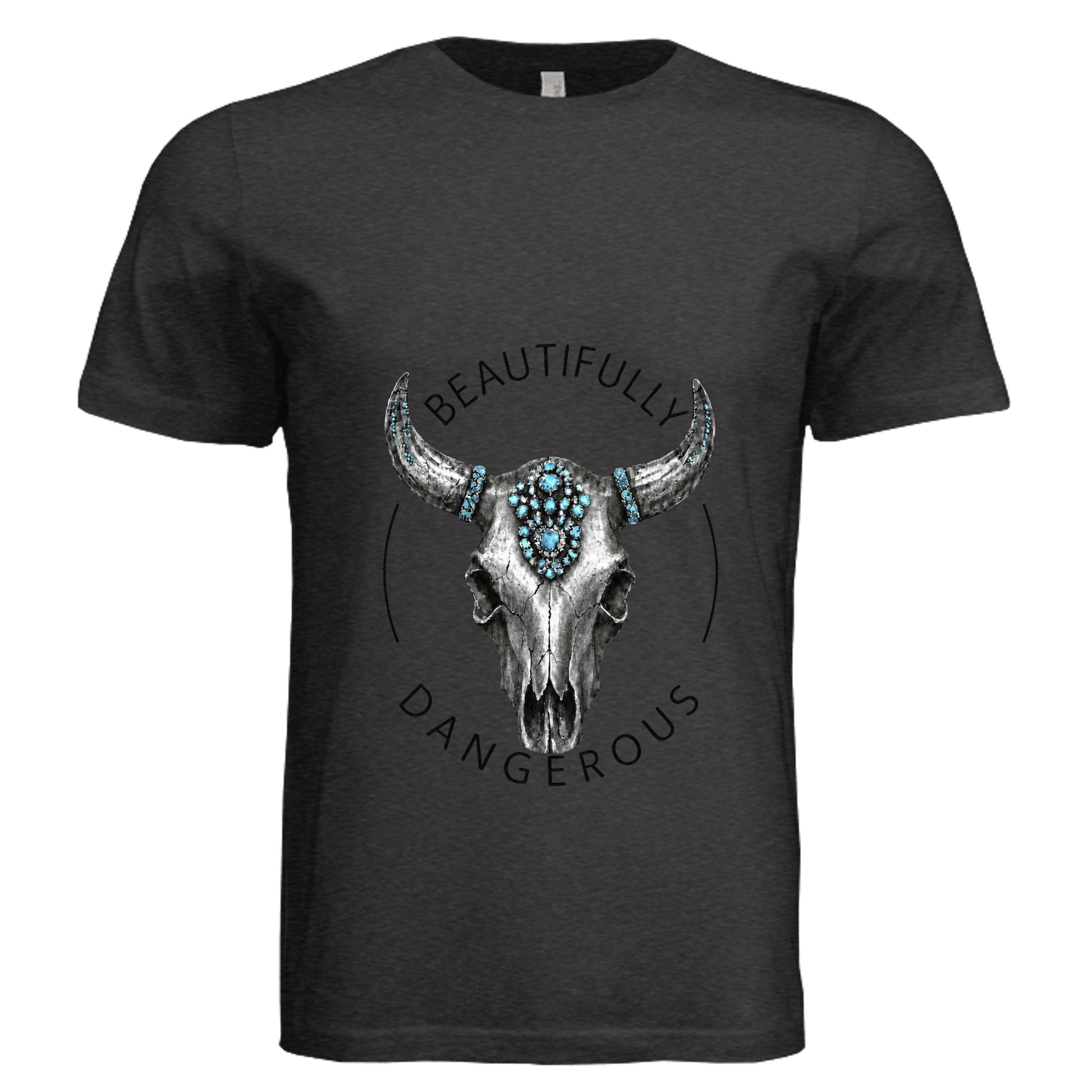 Black Heather Triblend - 3413C - FRONT