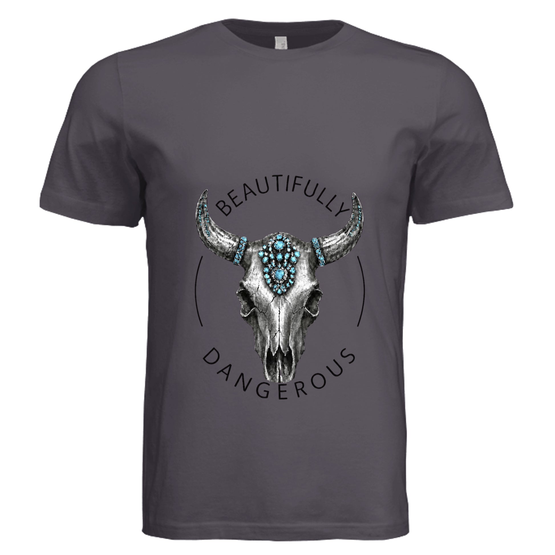 Solid Dark Grey Triblend - 3413C - FRONT