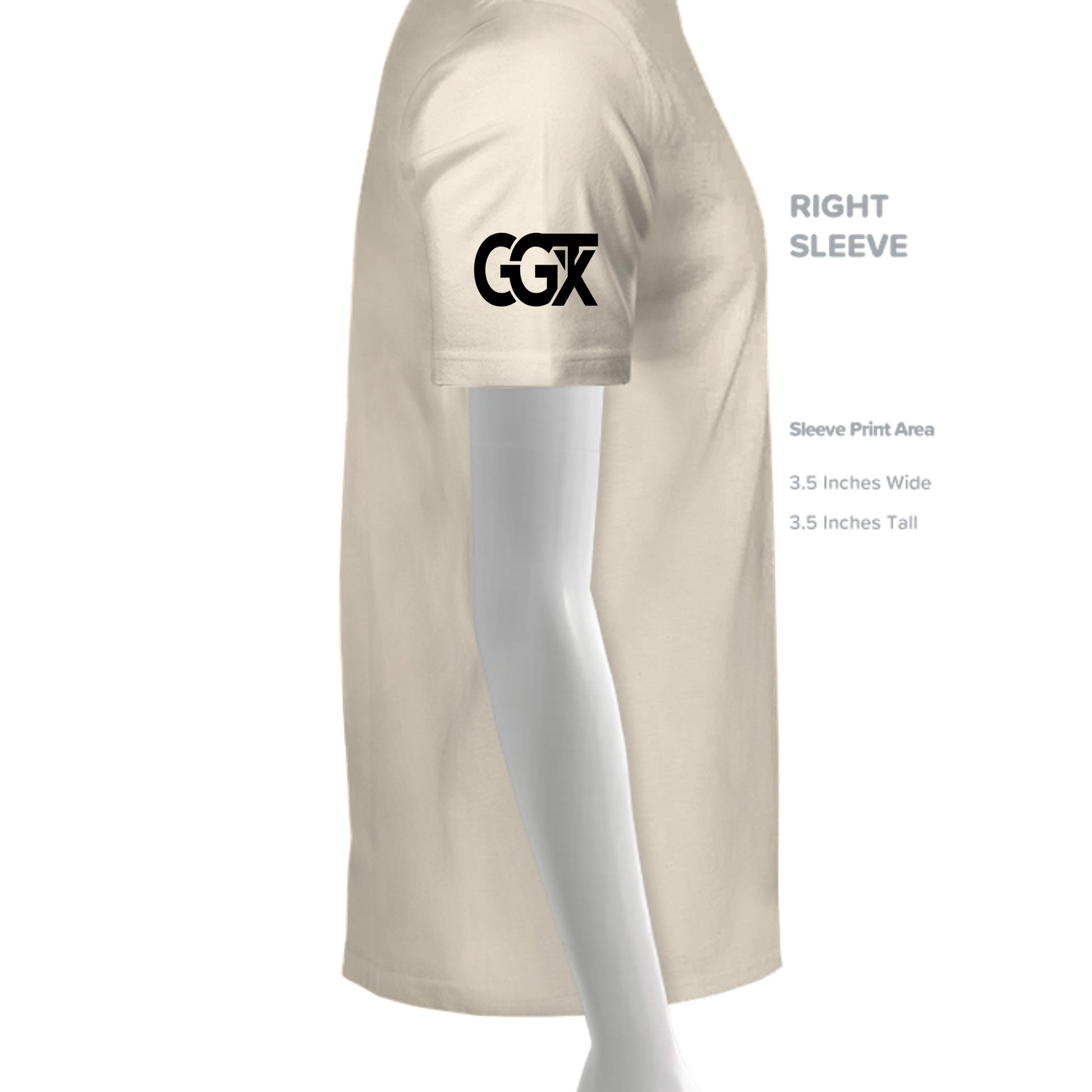 Solid Natural Triblend - 3413C - SLEEVE_RIGHT