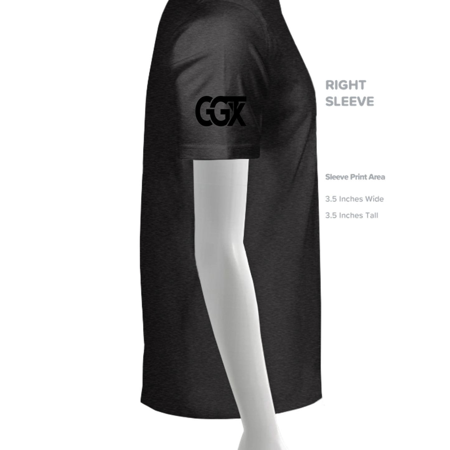 Black Heather Triblend - 3413C - SLEEVE_RIGHT
