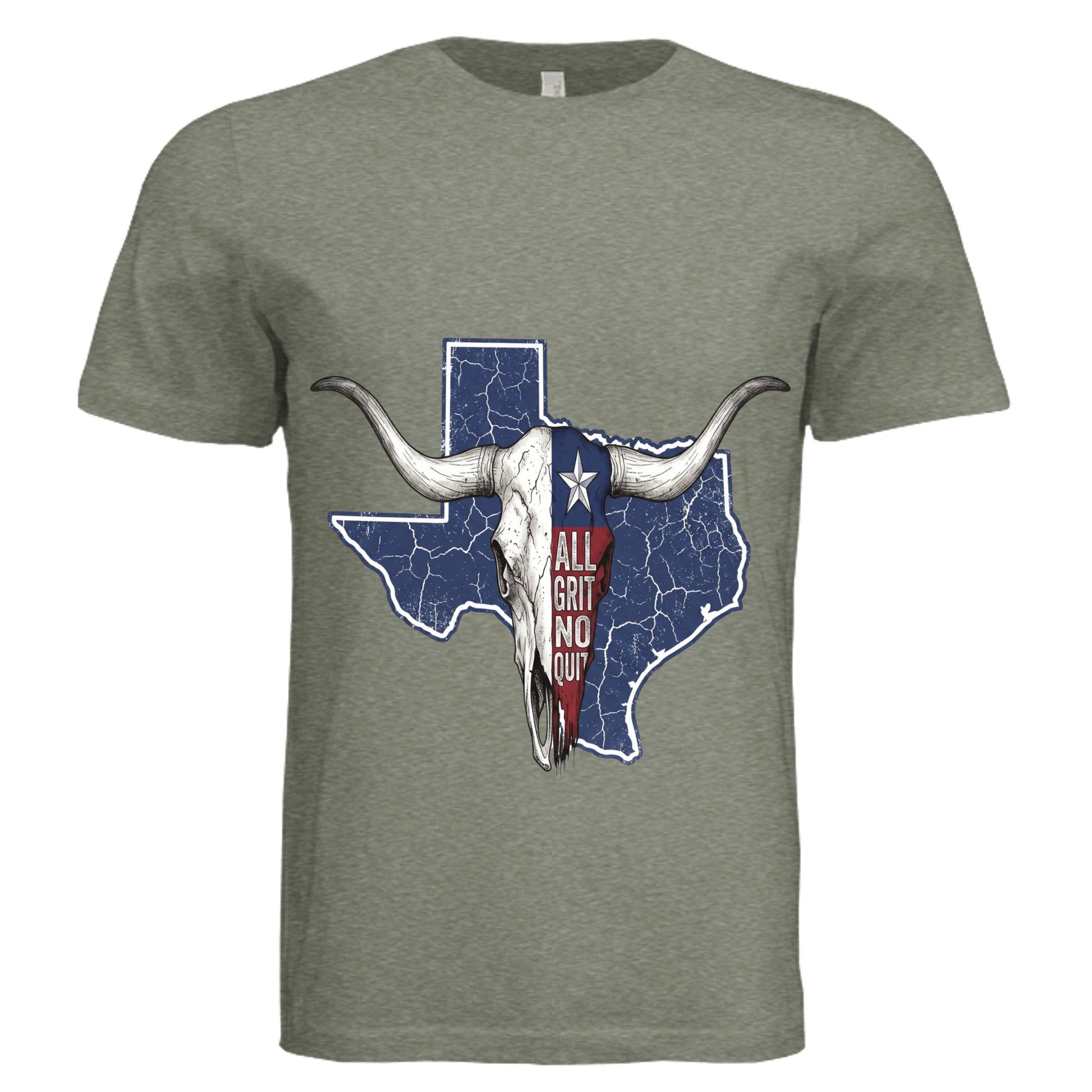 Military Green Triblend - 3413C - FRONT