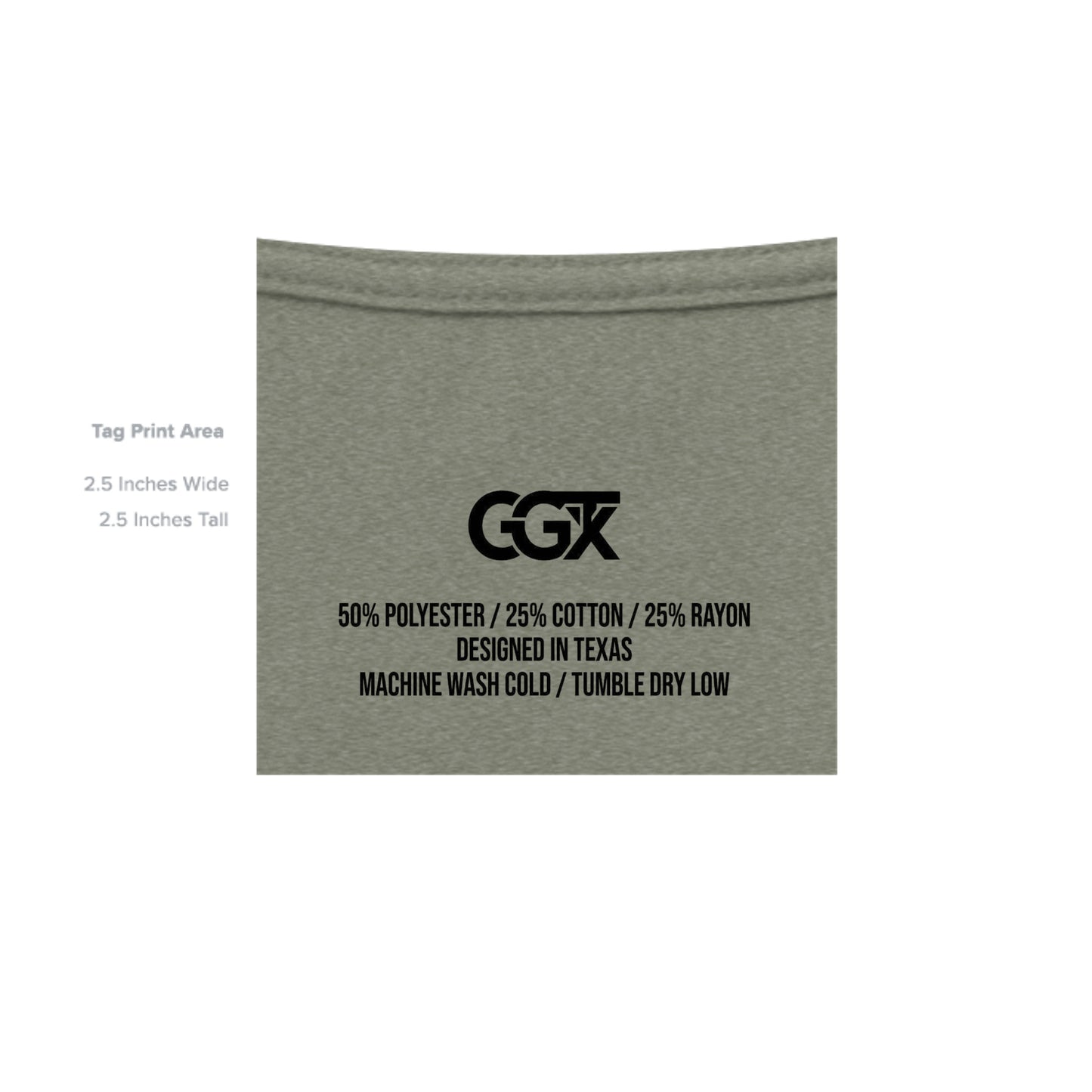 Military Green Triblend - 3413C - INSIDE_TAG_LINE