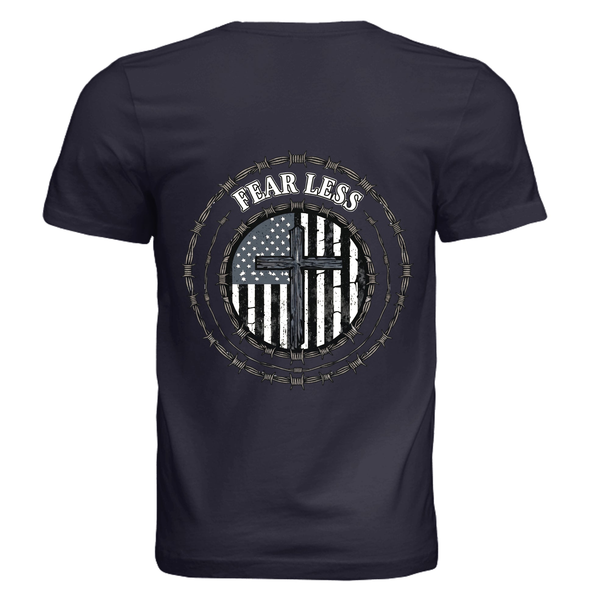 Solid Navy Triblend - 3413C - BACK