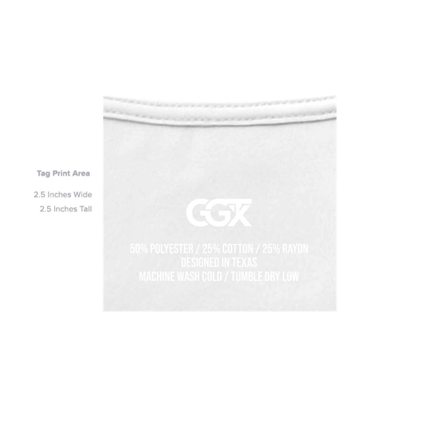 Solid White Triblend - 3413C - INSIDE_TAG_LINE