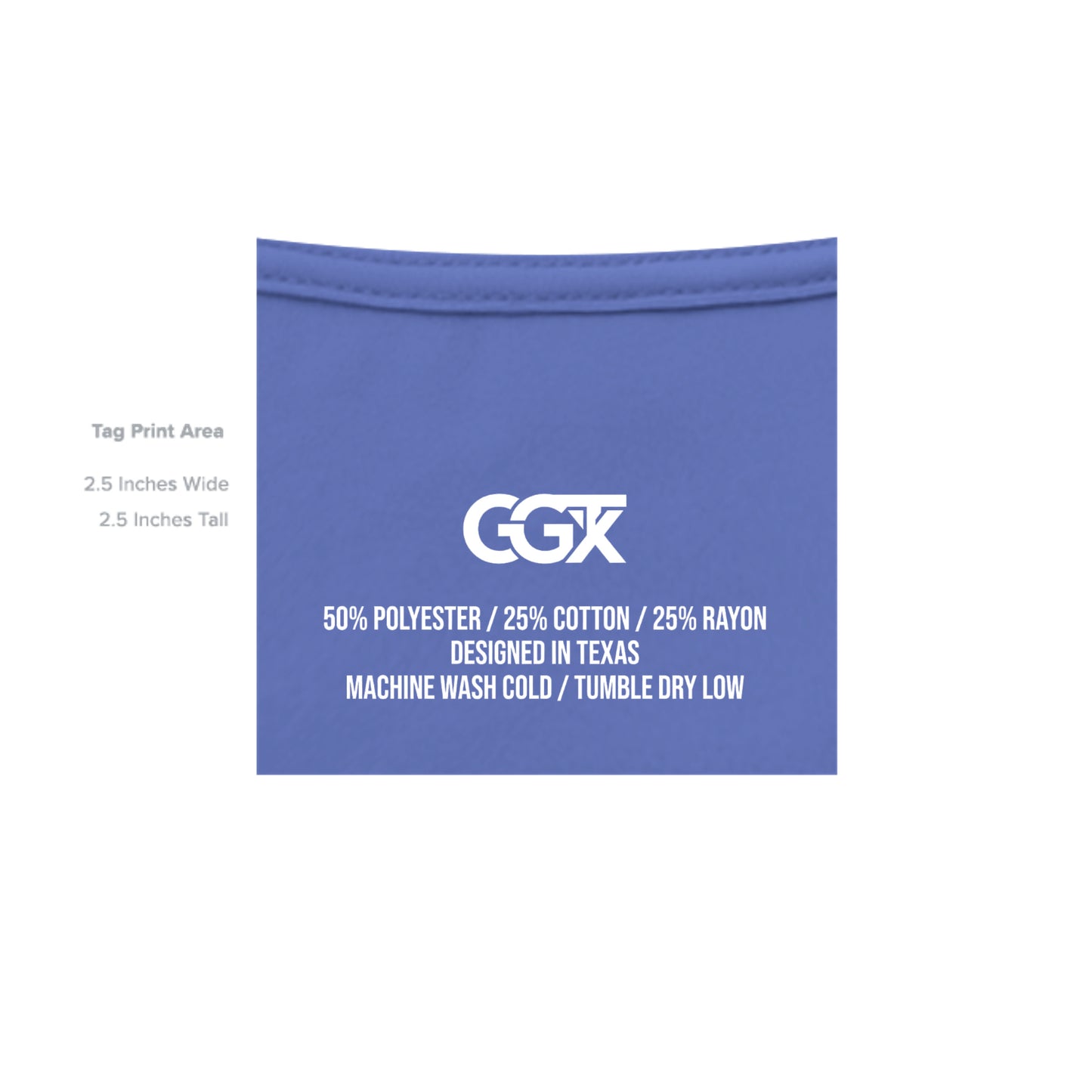 Solid True Royal Triblend - 3413C - INSIDE_TAG_LINE
