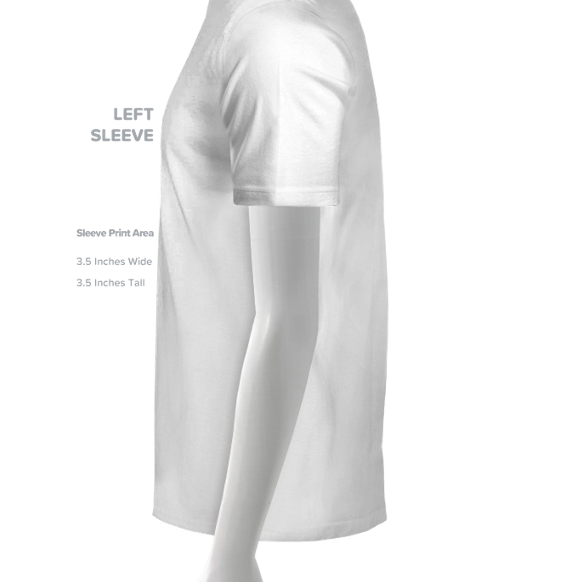 Solid White Triblend - 3413C - SLEEVE_LEFT