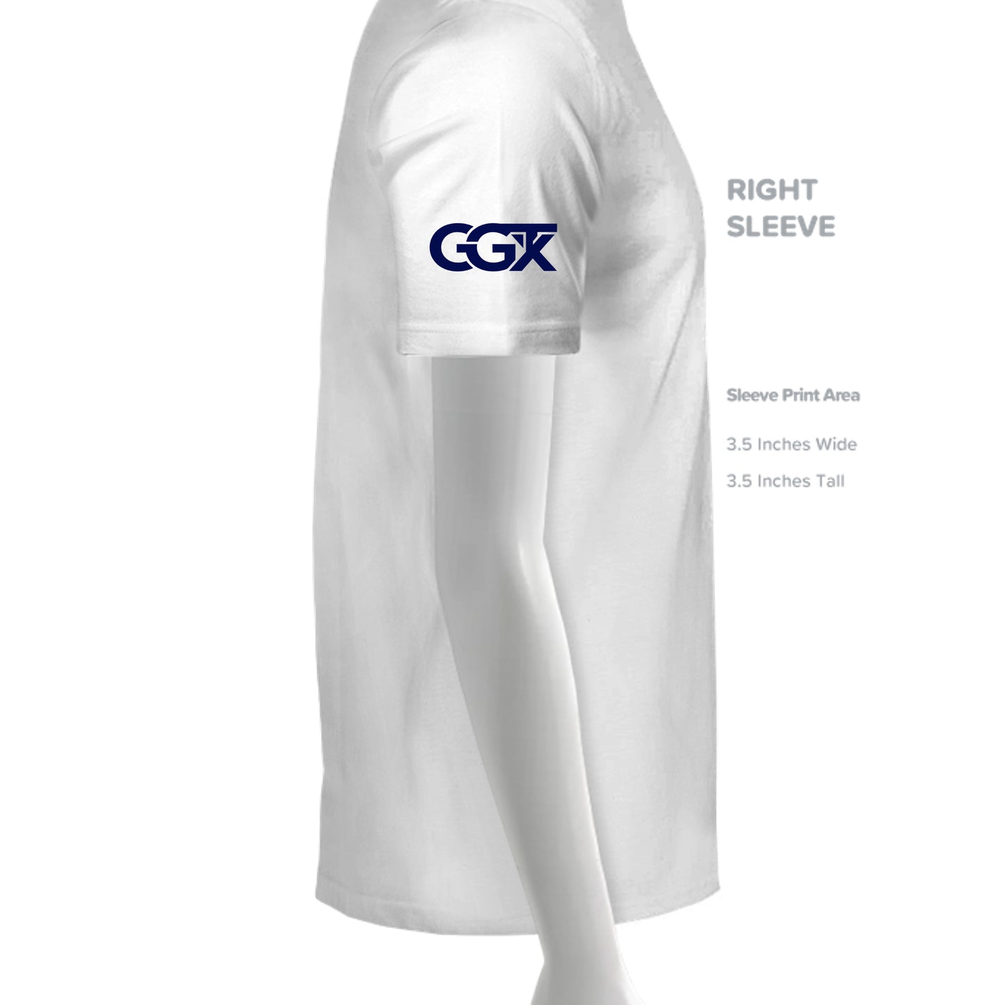 Solid White Triblend - 3413C - SLEEVE_RIGHT
