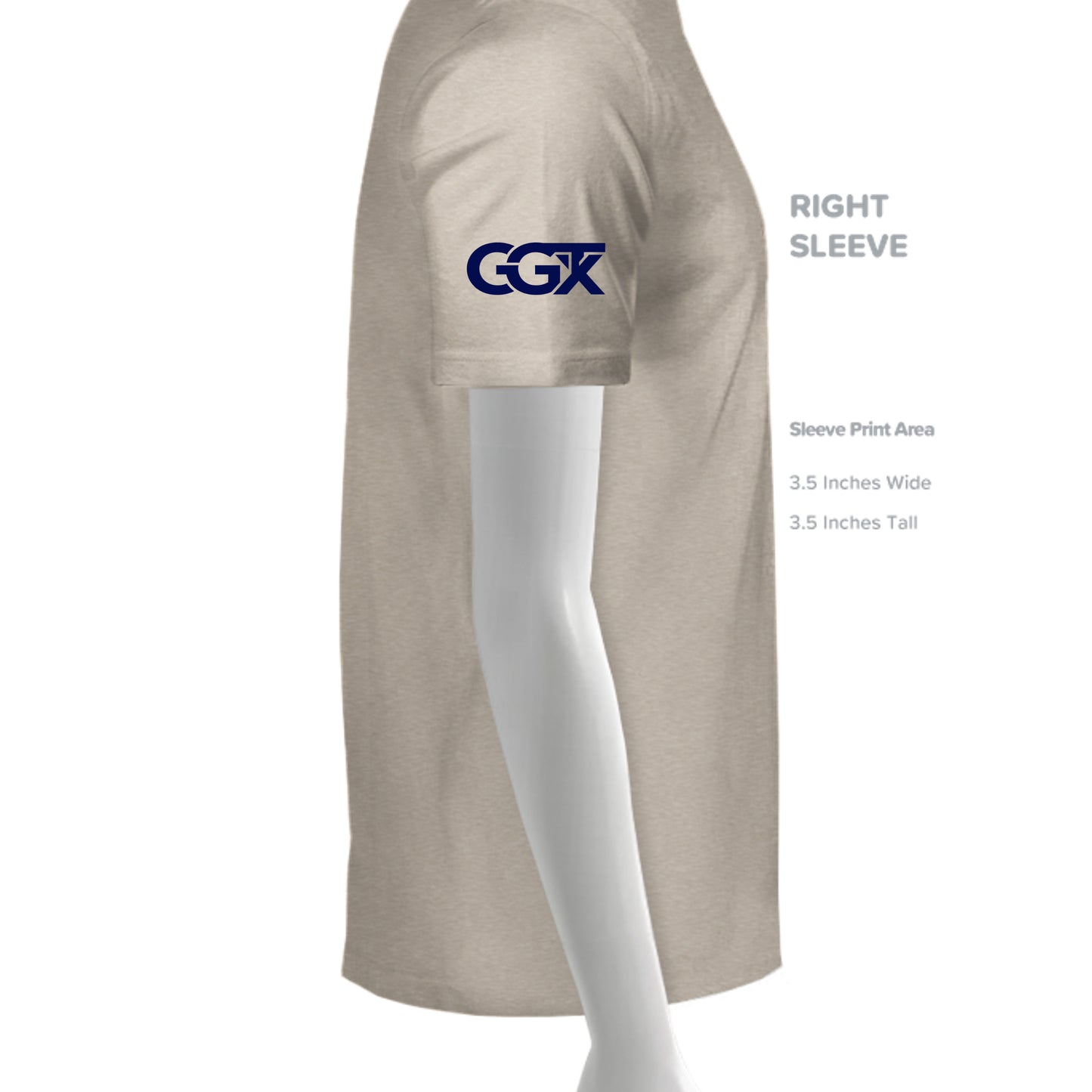 Tan Triblend - 3413C - SLEEVE_RIGHT