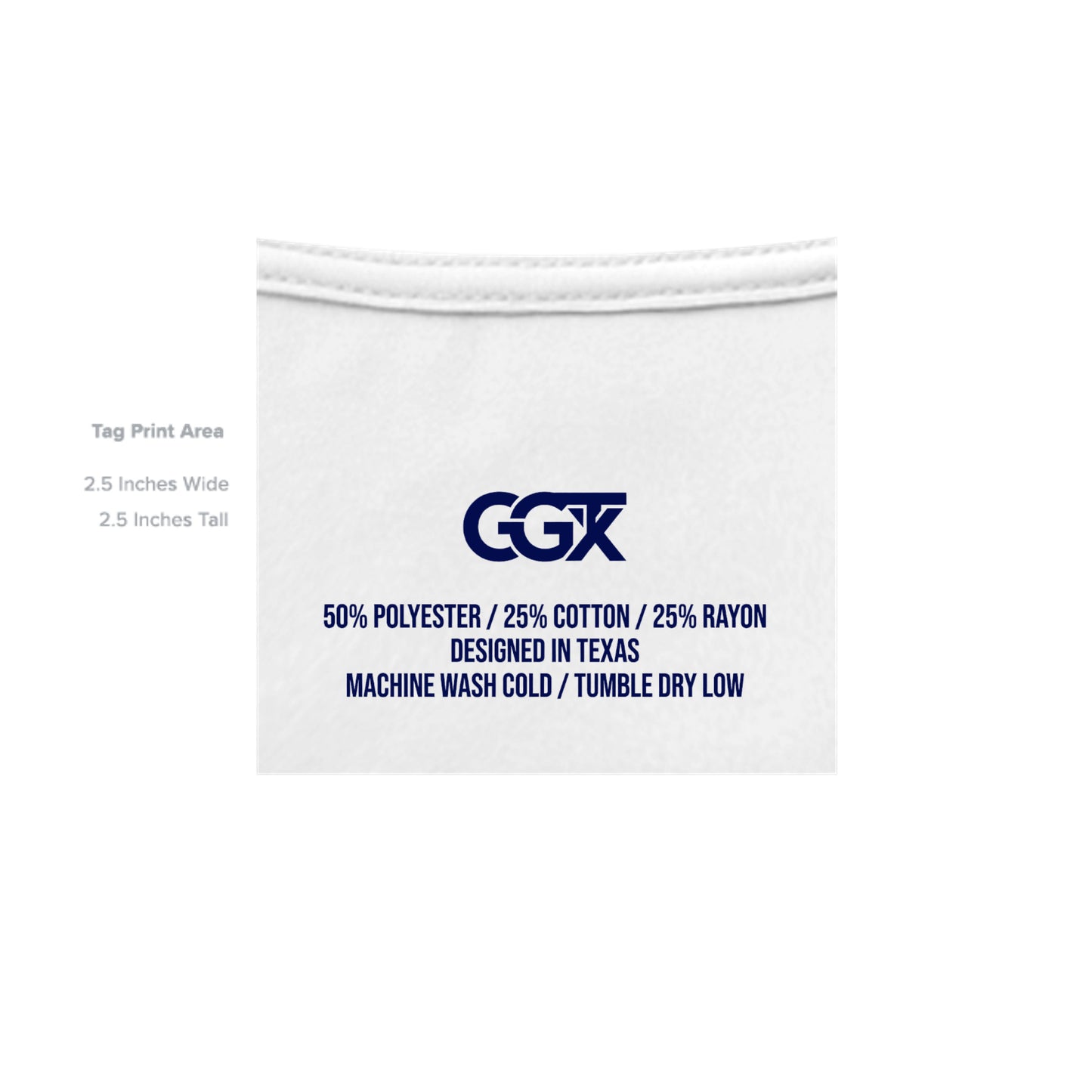 Solid White Triblend - 3413C - INSIDE_TAG_LINE
