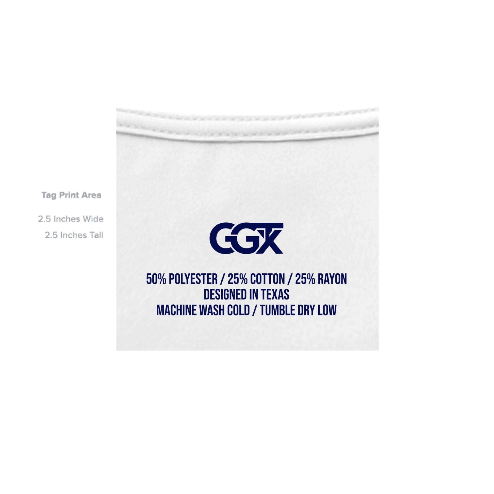 Solid White Triblend - 3413C - INSIDE_TAG_LINE