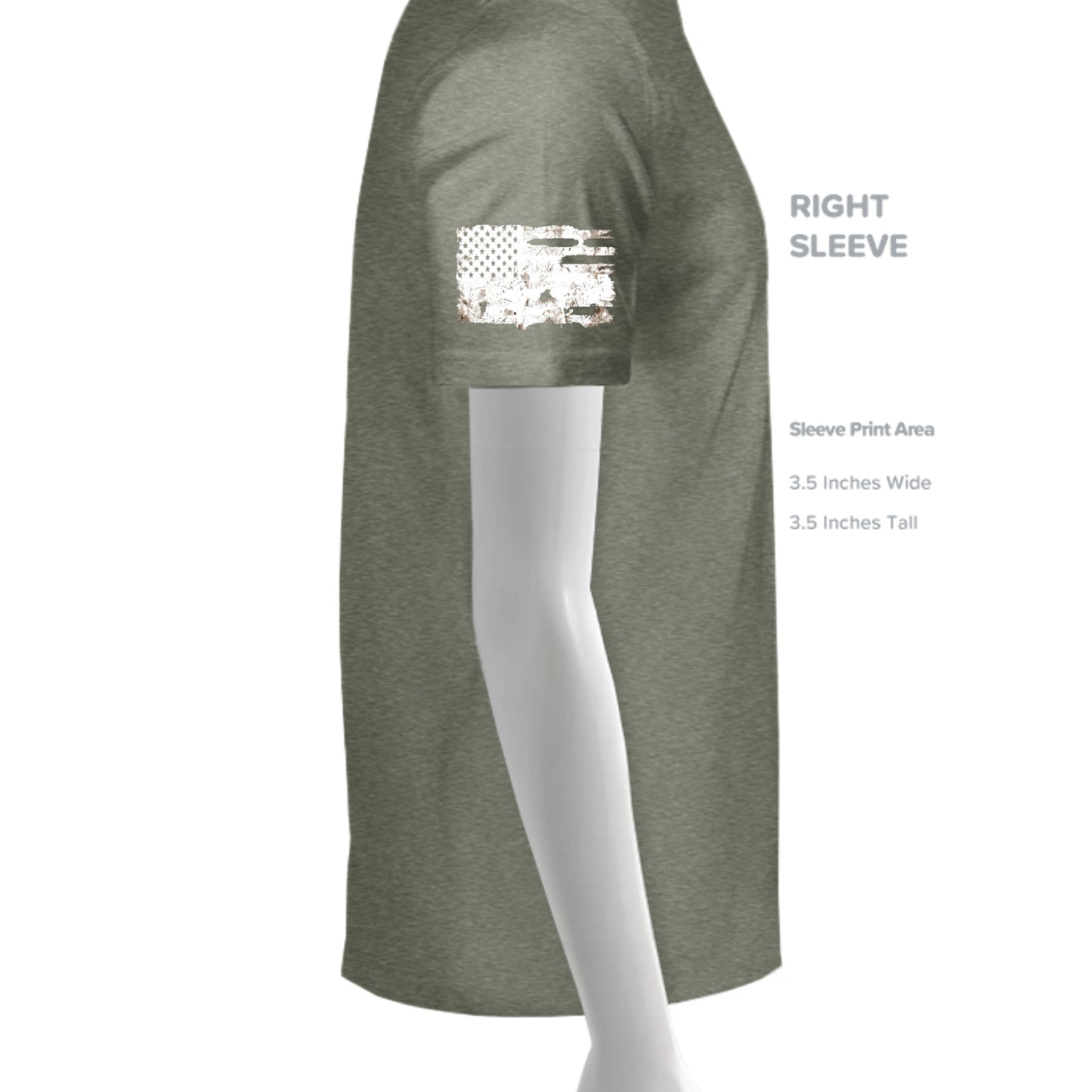 Military Green Triblend - 3413C - SLEEVE_RIGHT