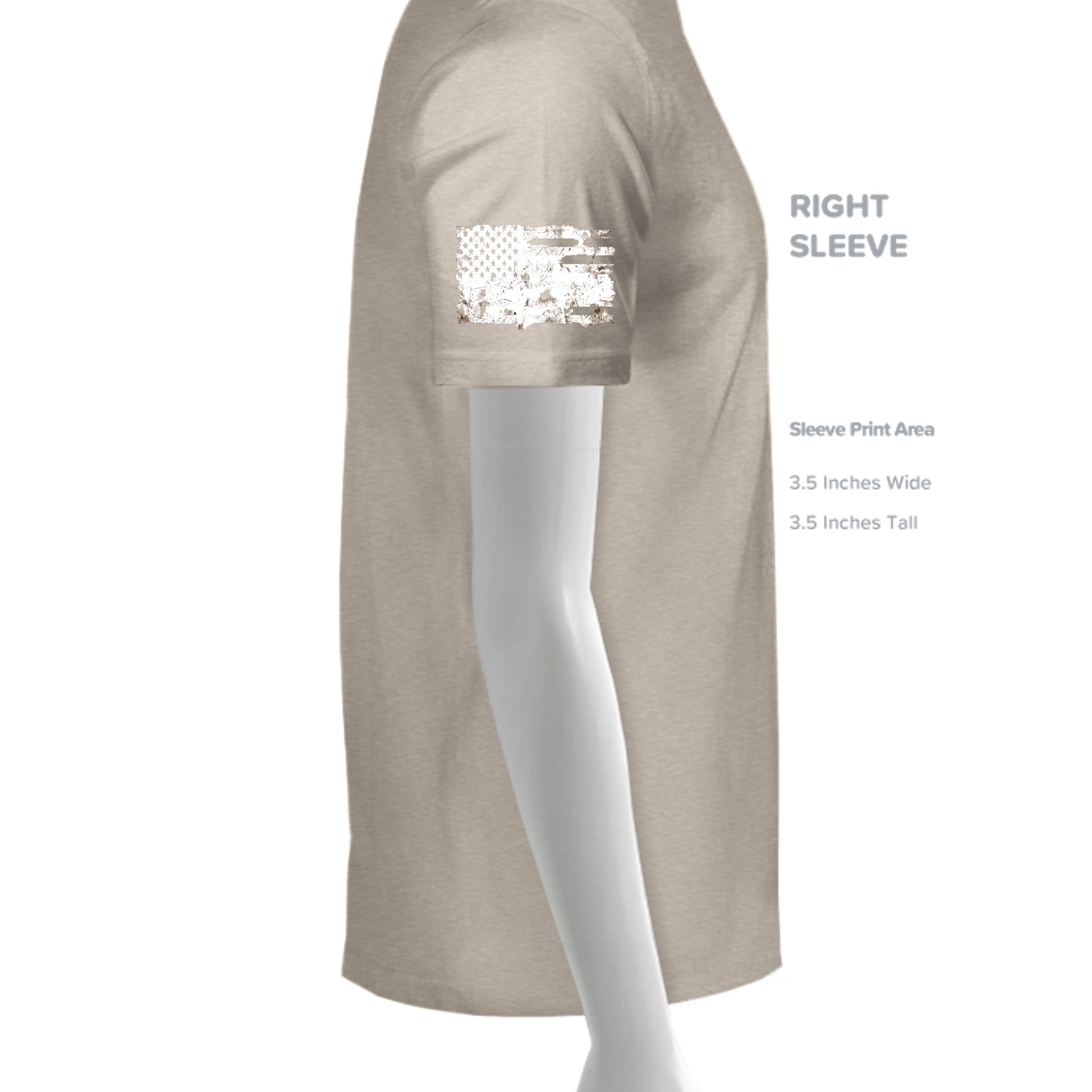 Tan Triblend - 3413C - SLEEVE_RIGHT