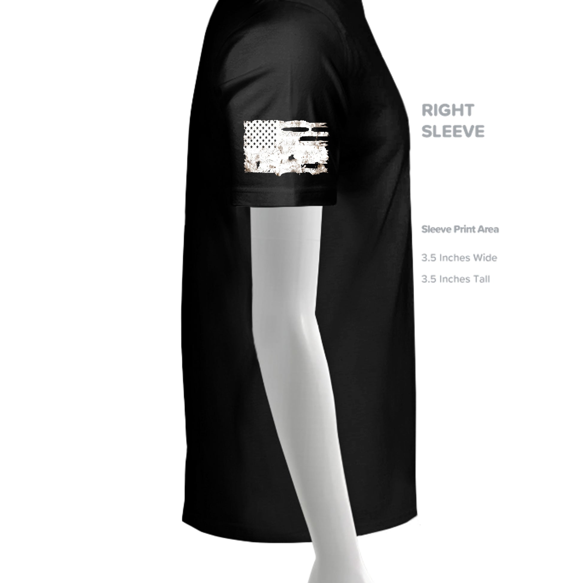 Solid Black Triblend - 3413C - SLEEVE_RIGHT