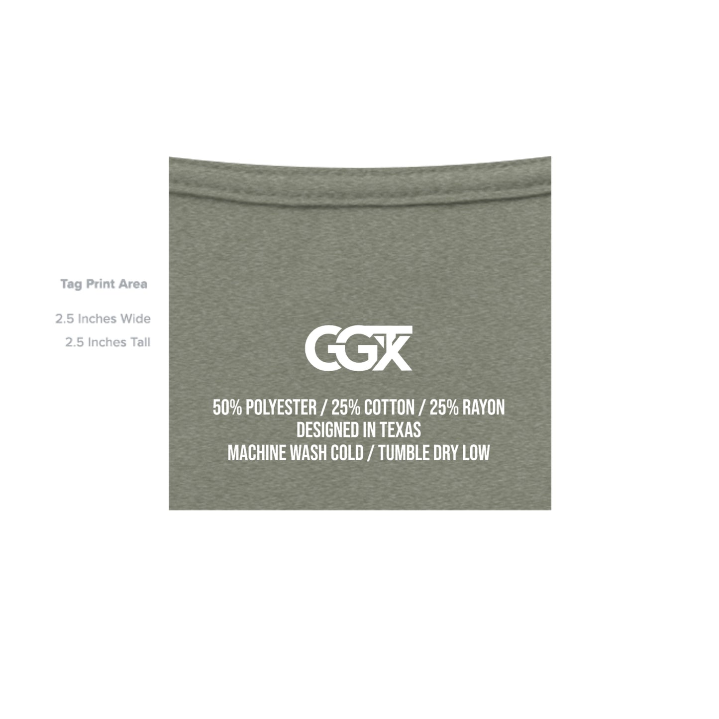 Military Green Triblend - 3413C - INSIDE_TAG_LINE